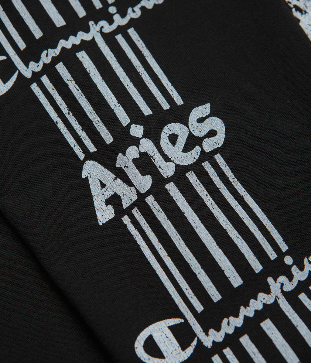 Champion x Aries Sponsor Long Sleeve T-Shirt - Black