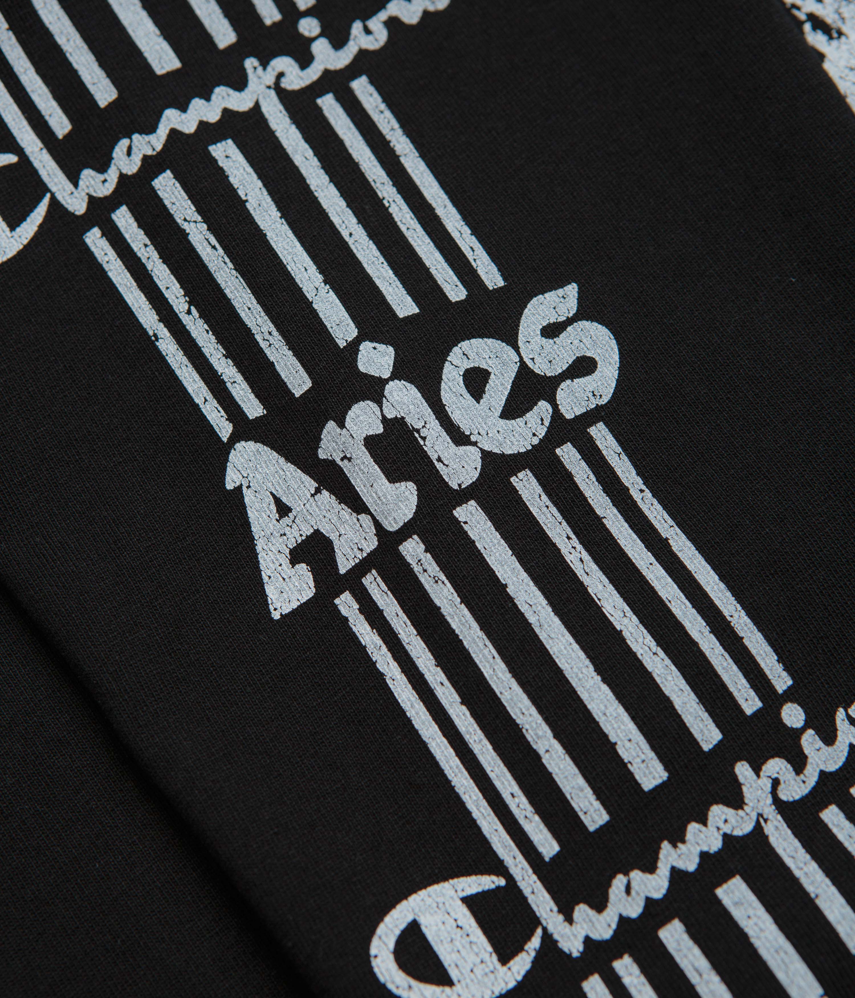 Champion x Aries Sponsor Long Sleeve T-Shirt - Black
