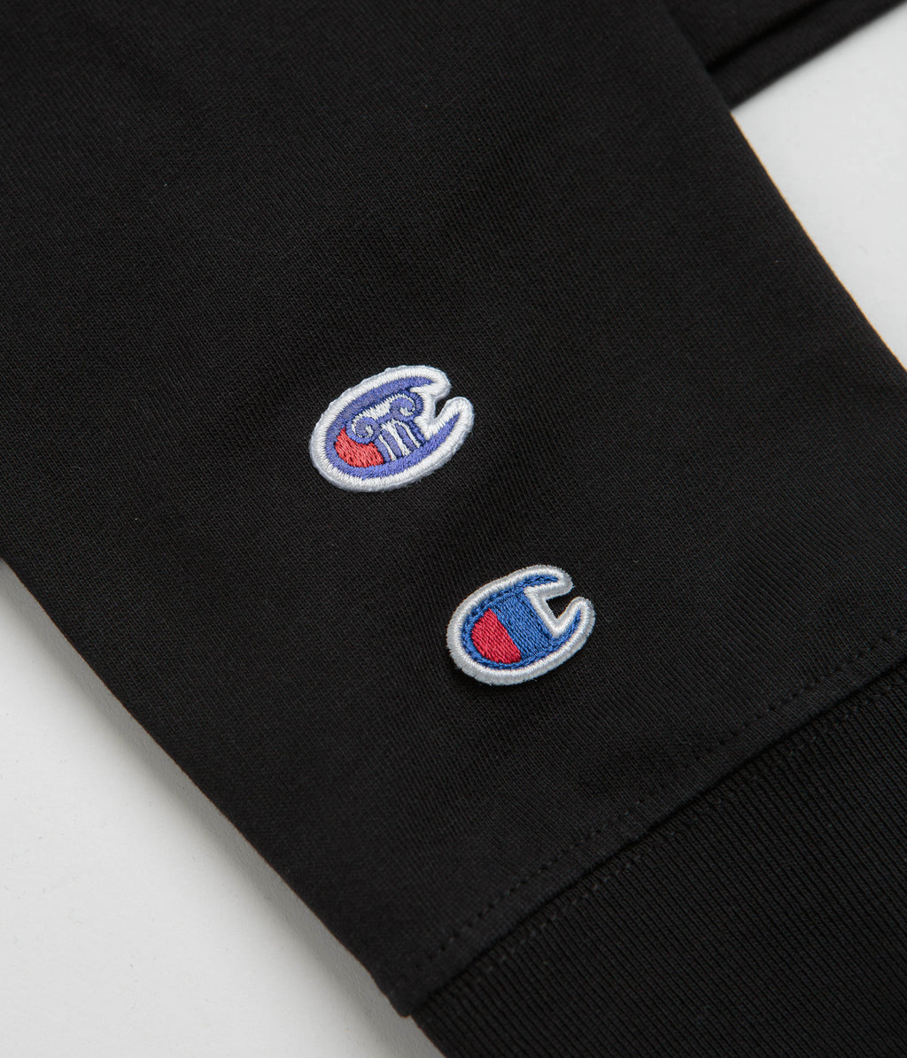 Champion x Aries Sponsor Long Sleeve T-Shirt - Black