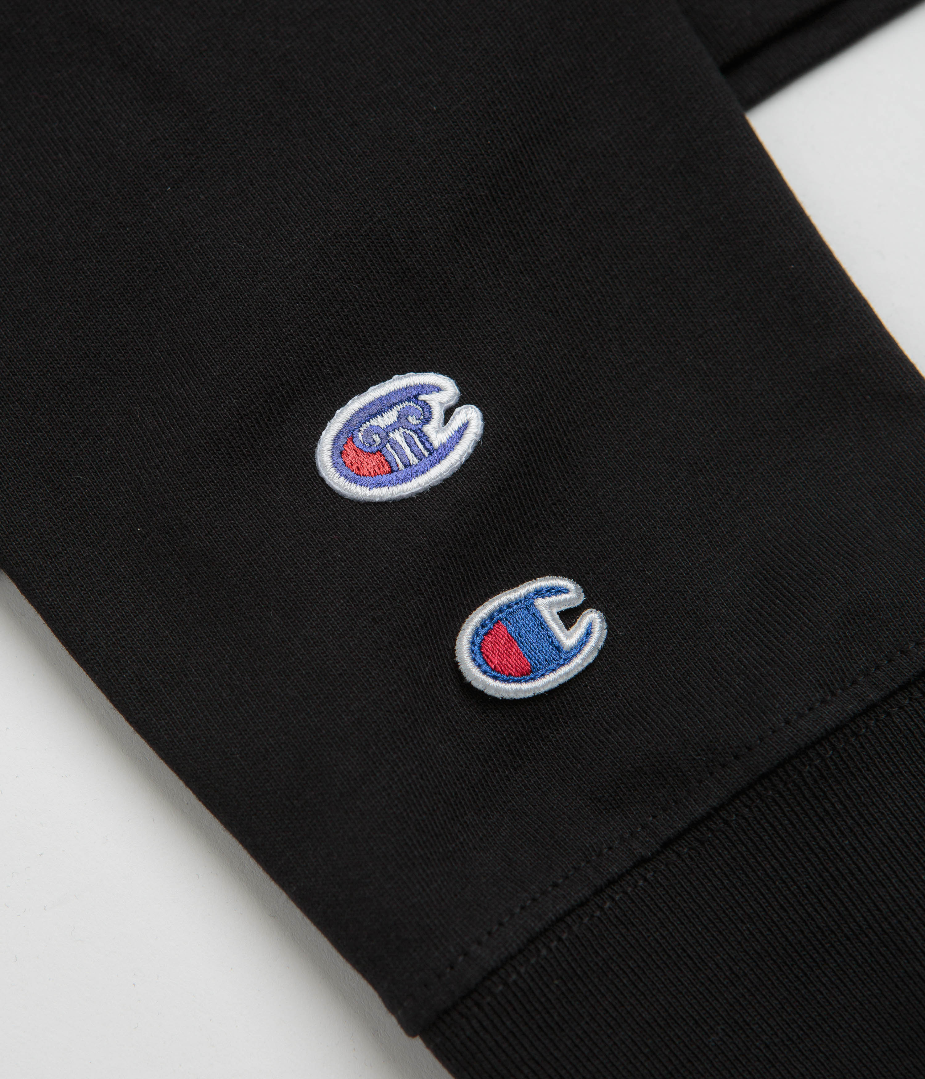 Champion x Aries Sponsor Long Sleeve T-Shirt - Black