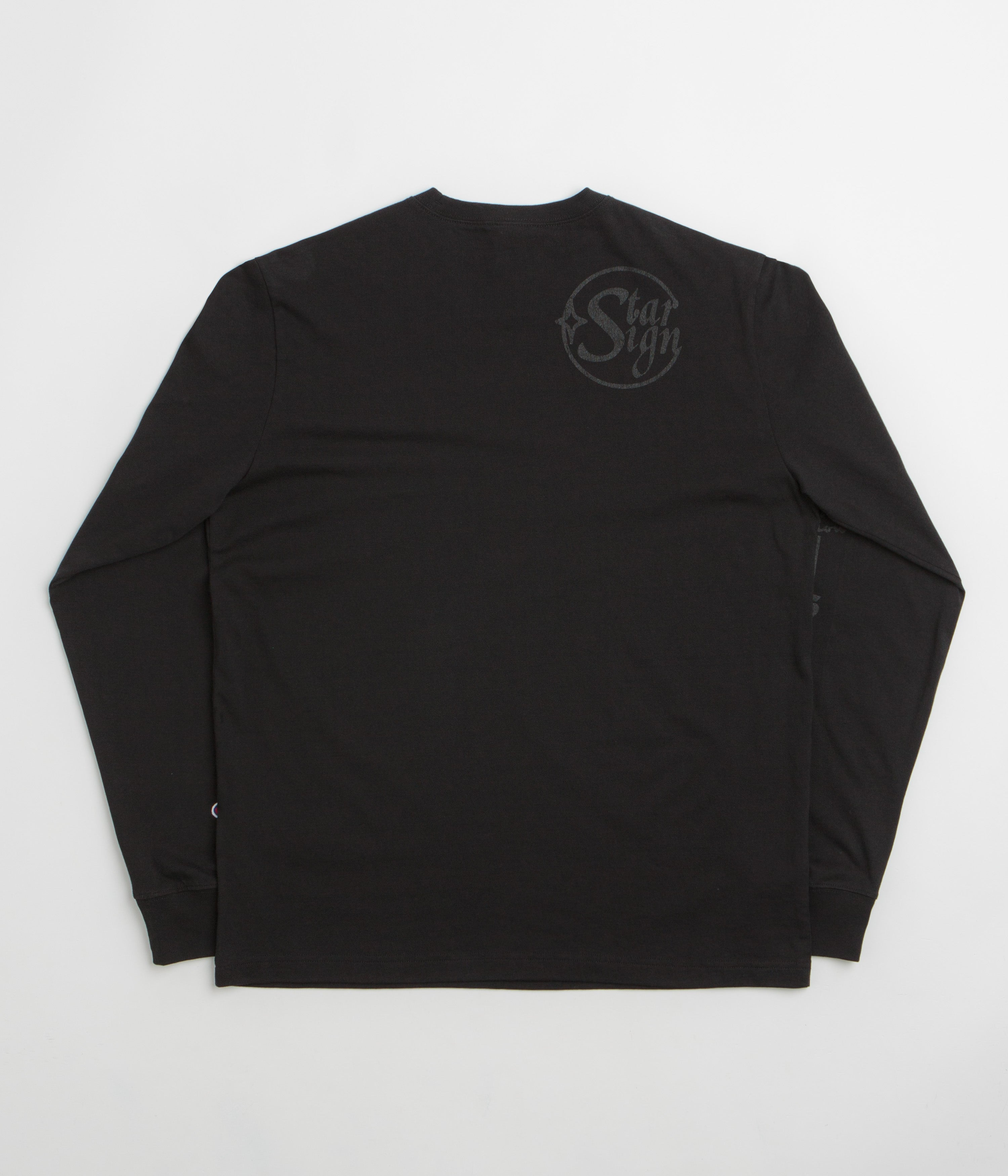 Champion x Aries Stars Long Sleeve T-Shirt - Black