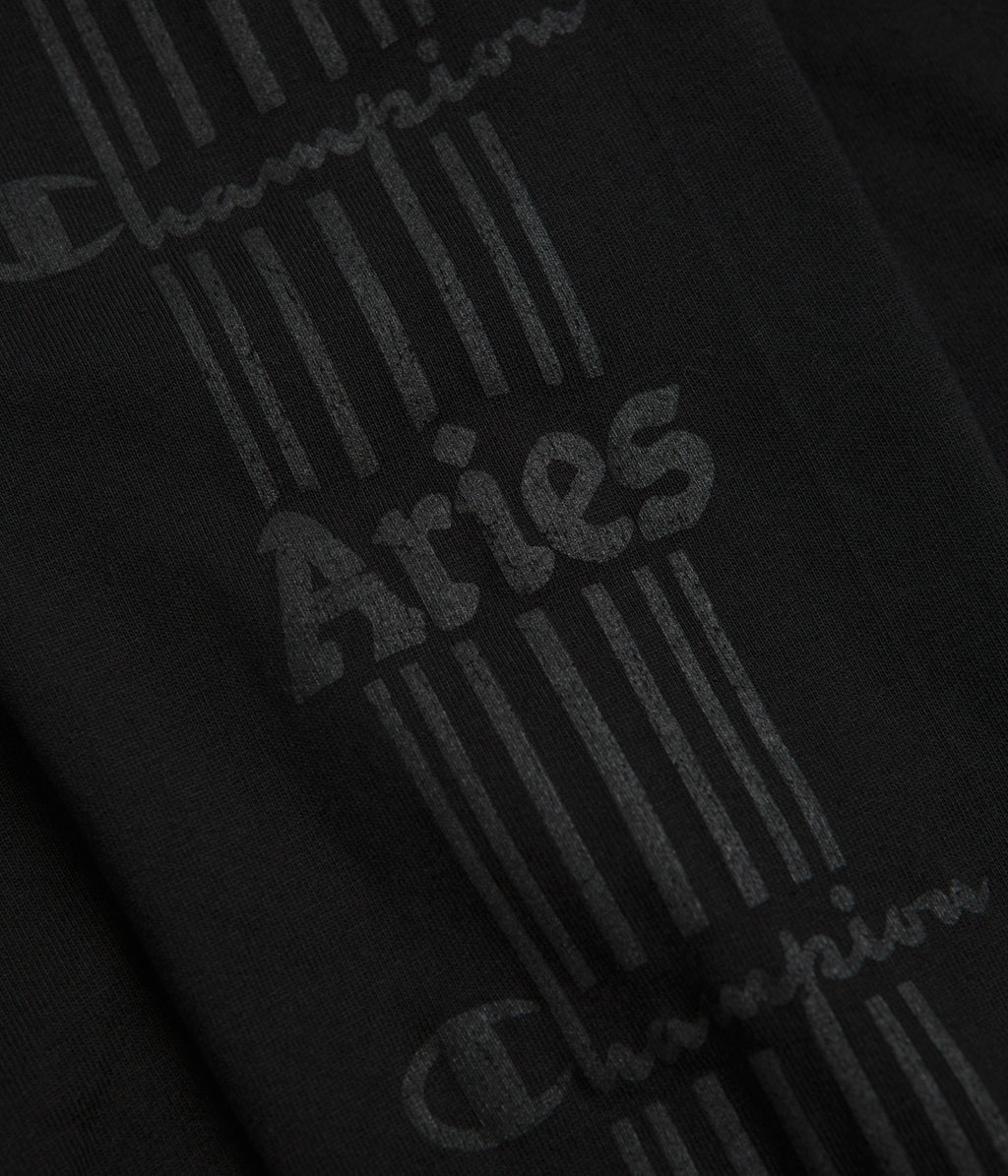 Champion x Aries Stars Long Sleeve T-Shirt - Black