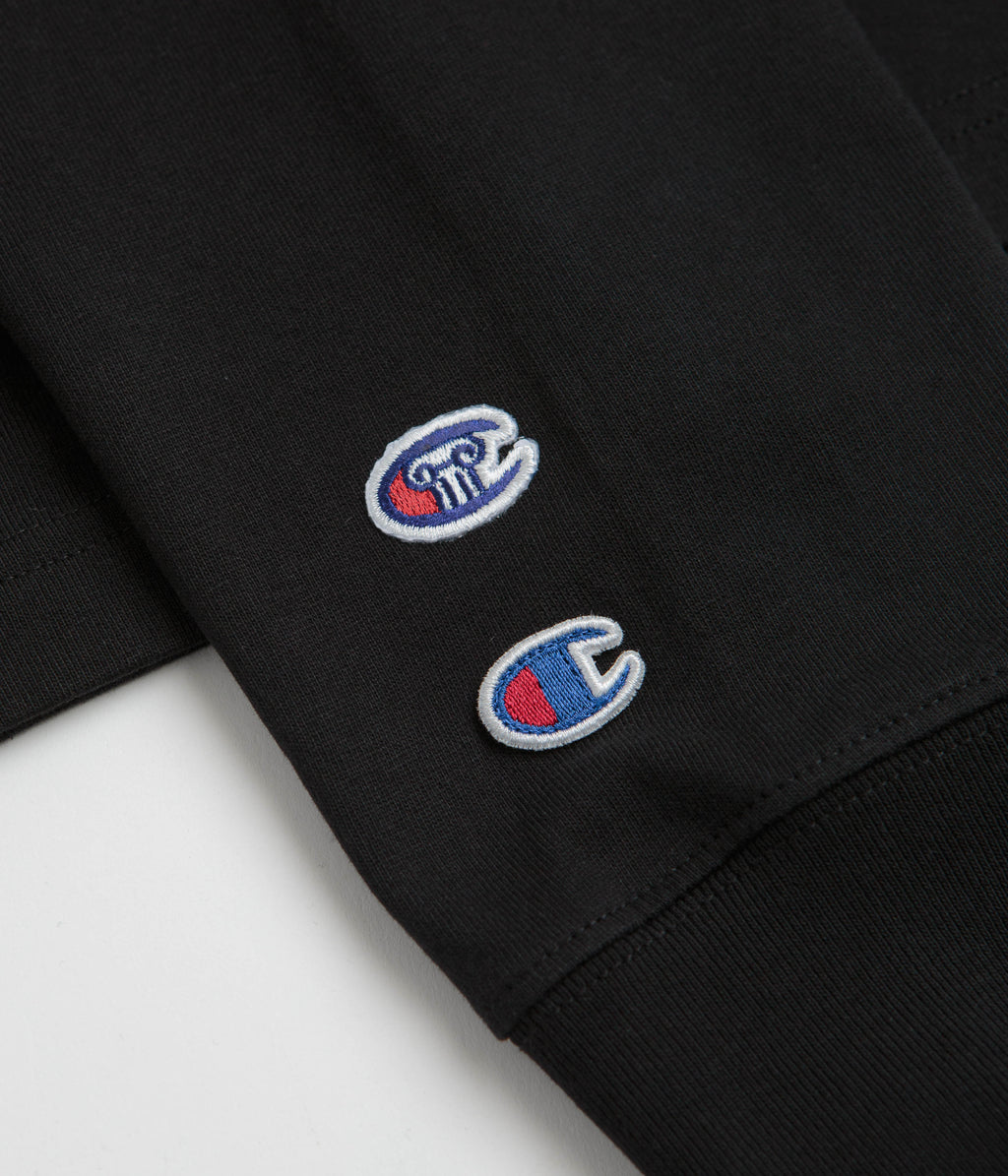 Champion x Aries Stars Long Sleeve T-Shirt - Black