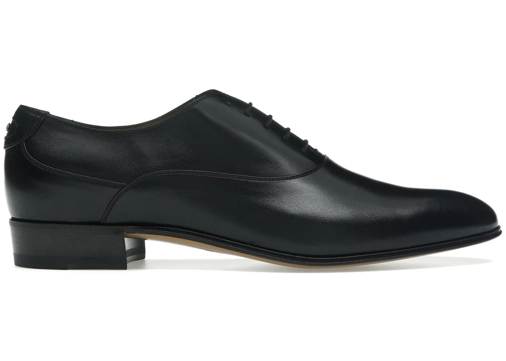 Gucci Lace-up Shoe With Double G Black