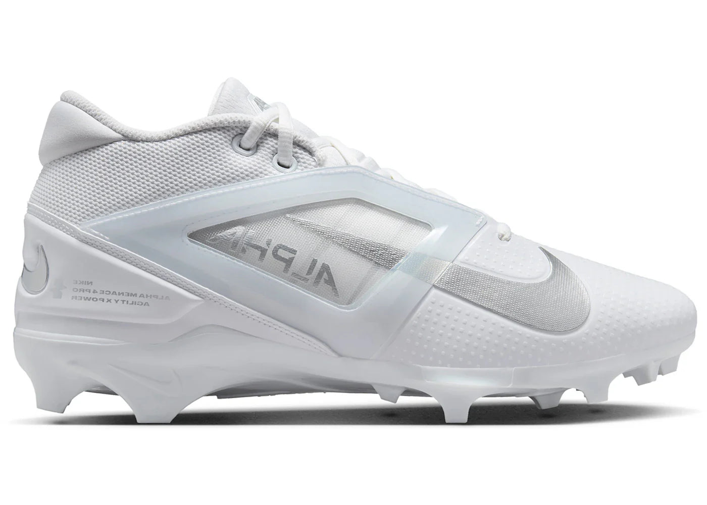 Nike Alpha Menace 4 Pro White Metallic Silver