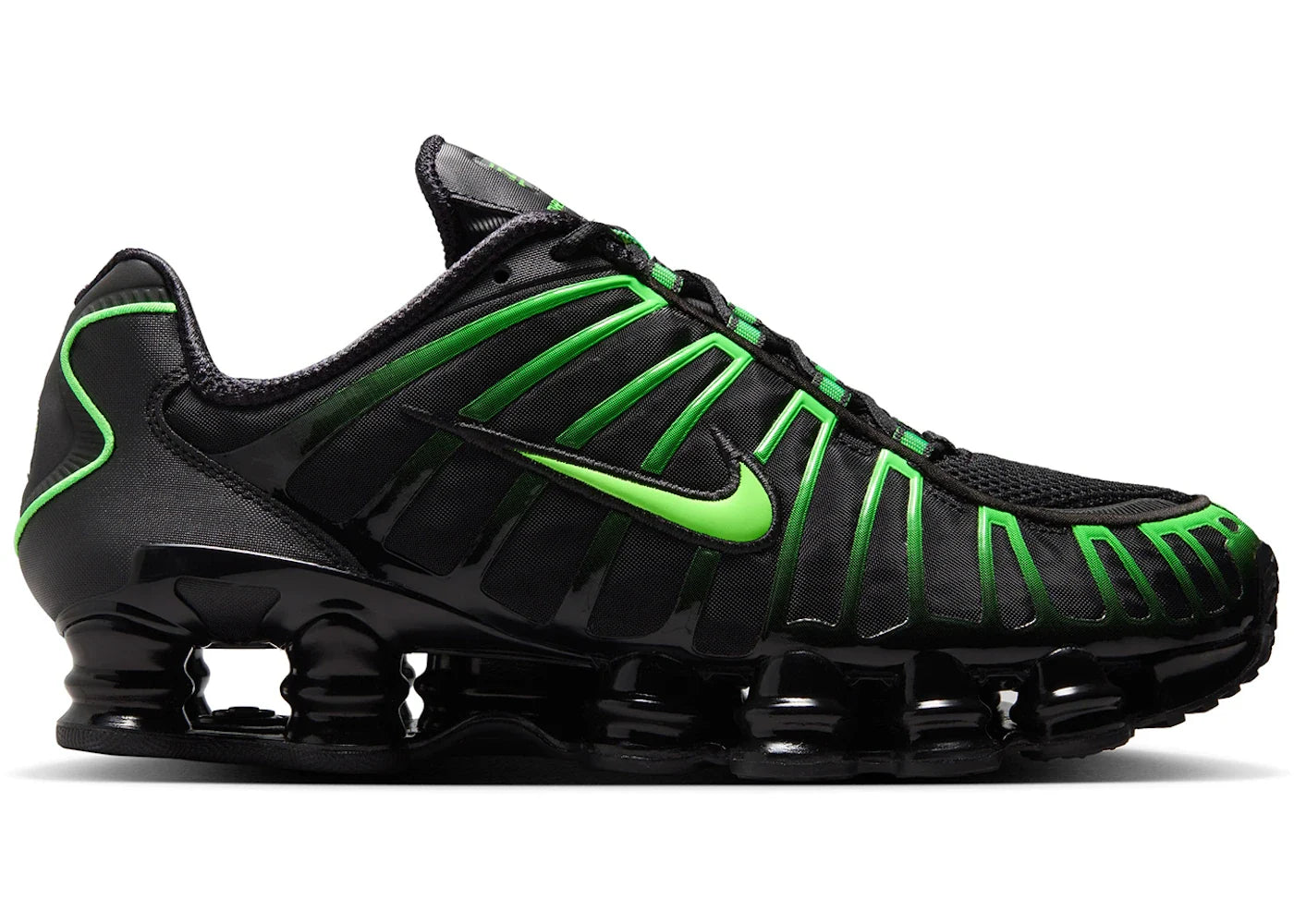 Nike Shox TL Black Green Strike