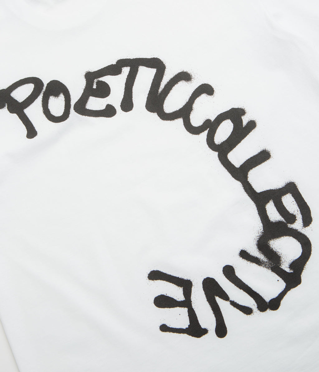 Poetic Collective Spray T-Shirt - White