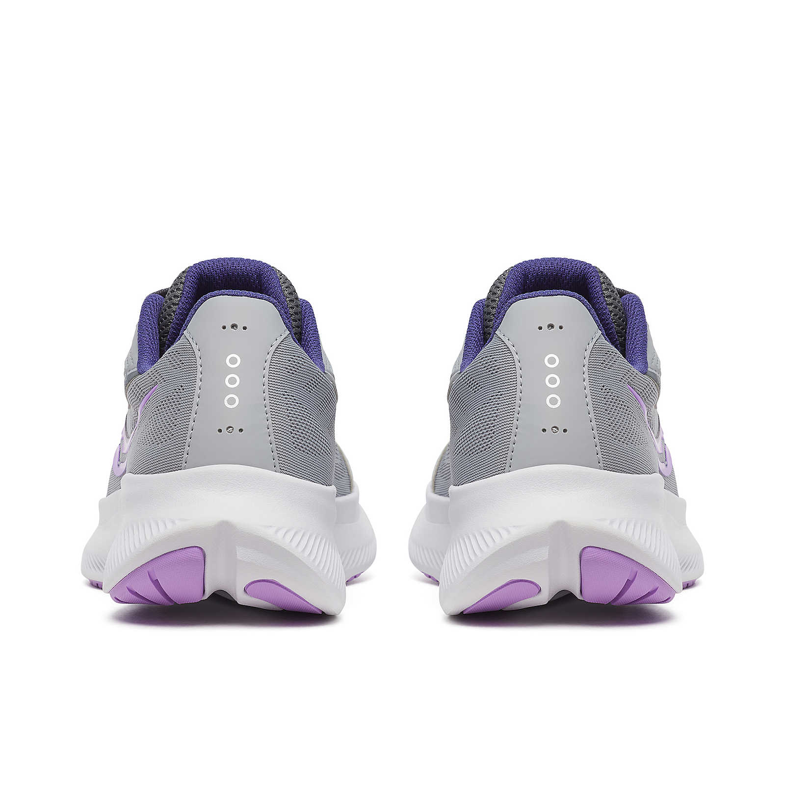 Saucony Women's Cohesion 18 Running Shoes in Fossil/Crocus (Wide)