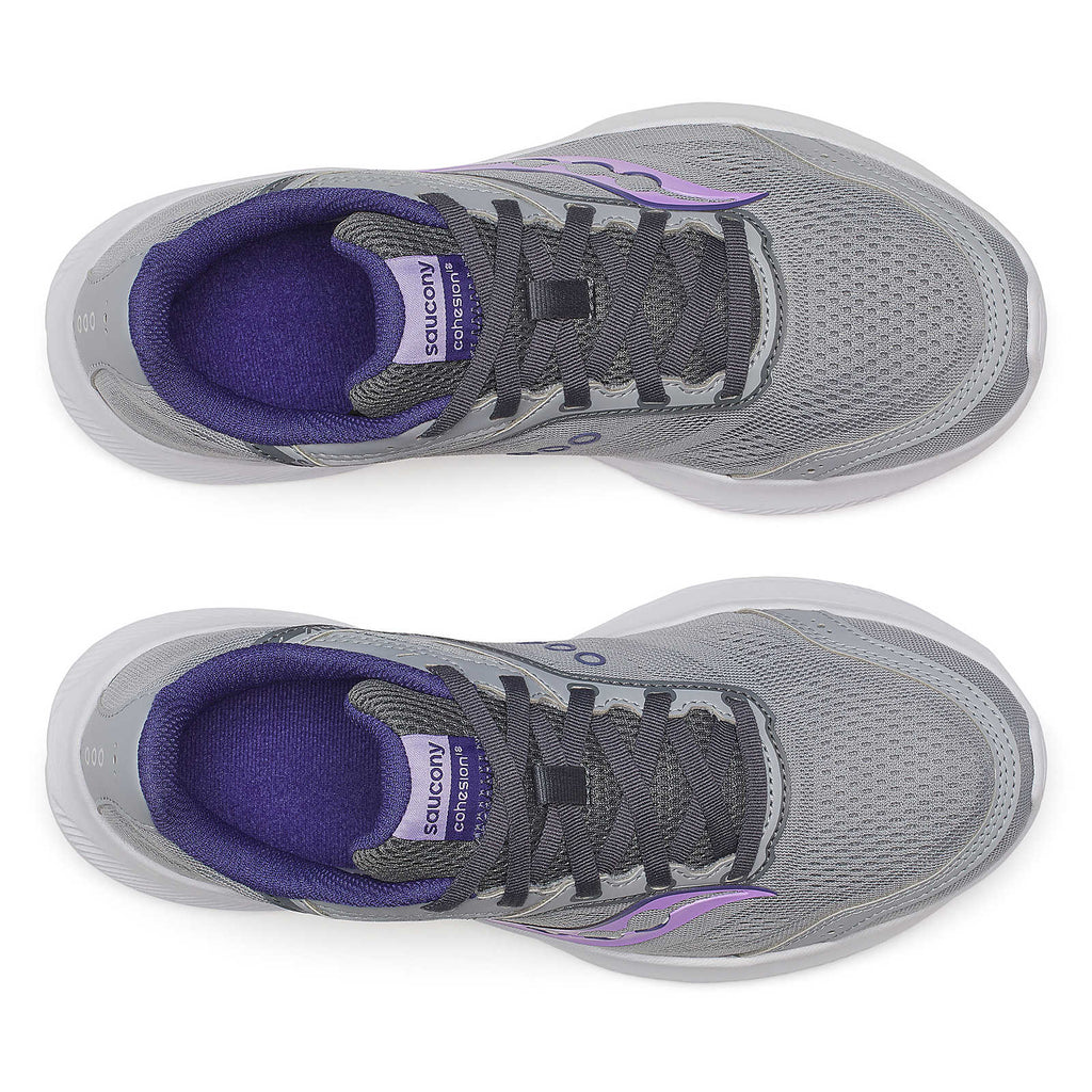 Saucony Women's Cohesion 18 Running Shoes in Fossil/Crocus (Wide)