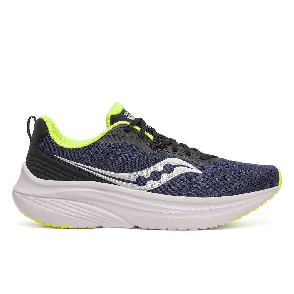 Saucony Men's Lancer Run Running Shoes in Navy/Citron