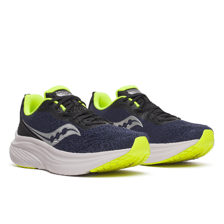 Saucony Men's Lancer Run Running Shoes in Navy/Citron