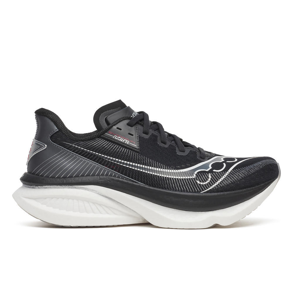 Saucony Men's Endorphin Azura Running Shoes in Black/White