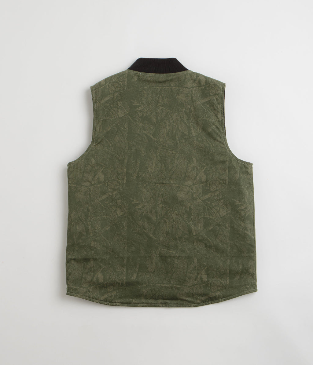 Service Works Xerox Camo Padded Work Vest - Olive