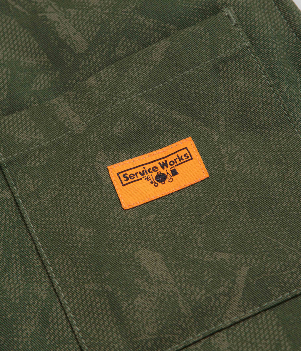 Service Works Xerox Camo Padded Work Vest - Olive