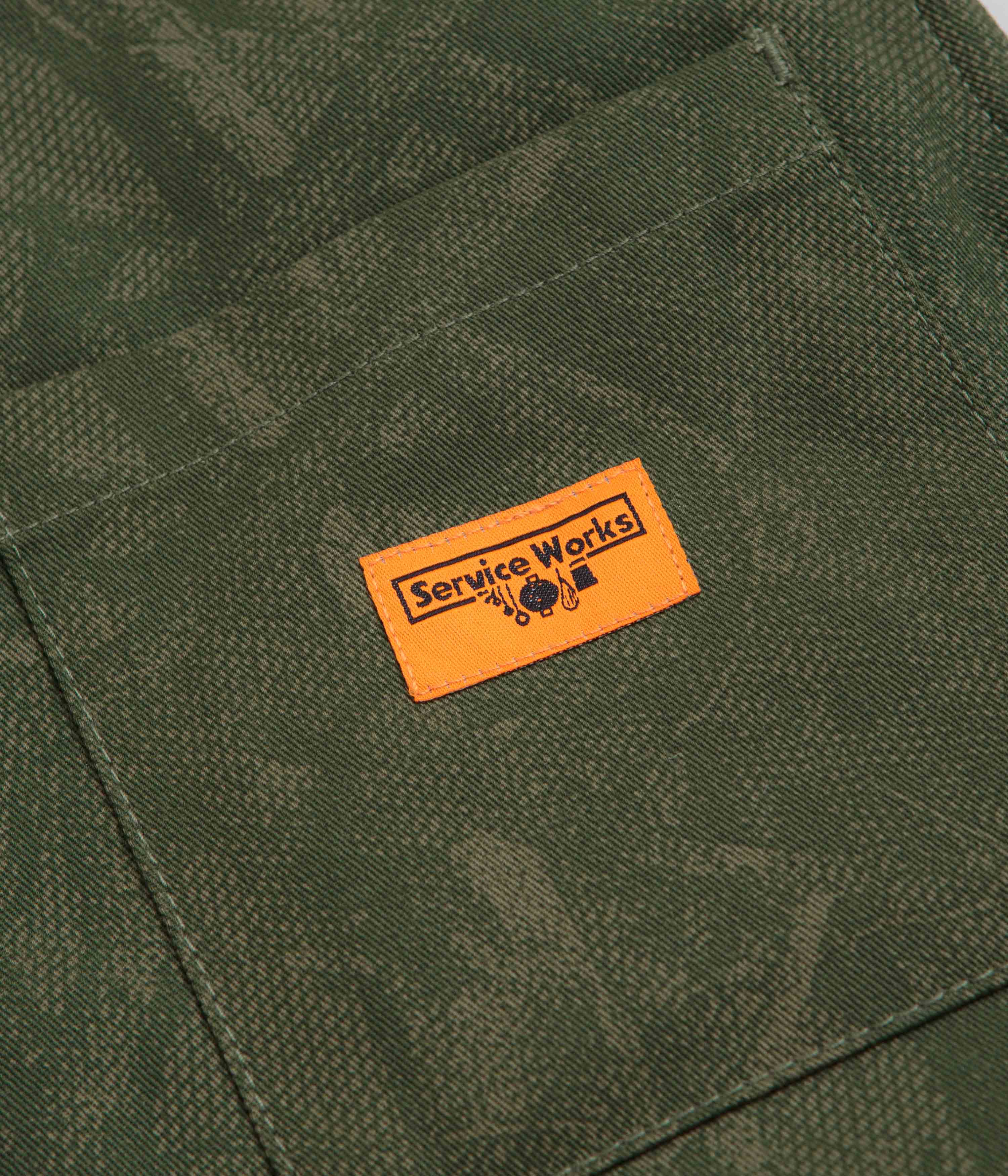 Service Works Xerox Camo Padded Work Vest - Olive