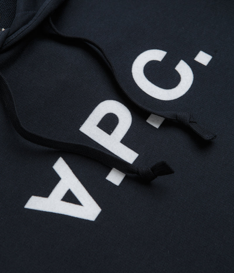 A.P.C. Grand VPC Hoodie - Dark Navy / Ecru
