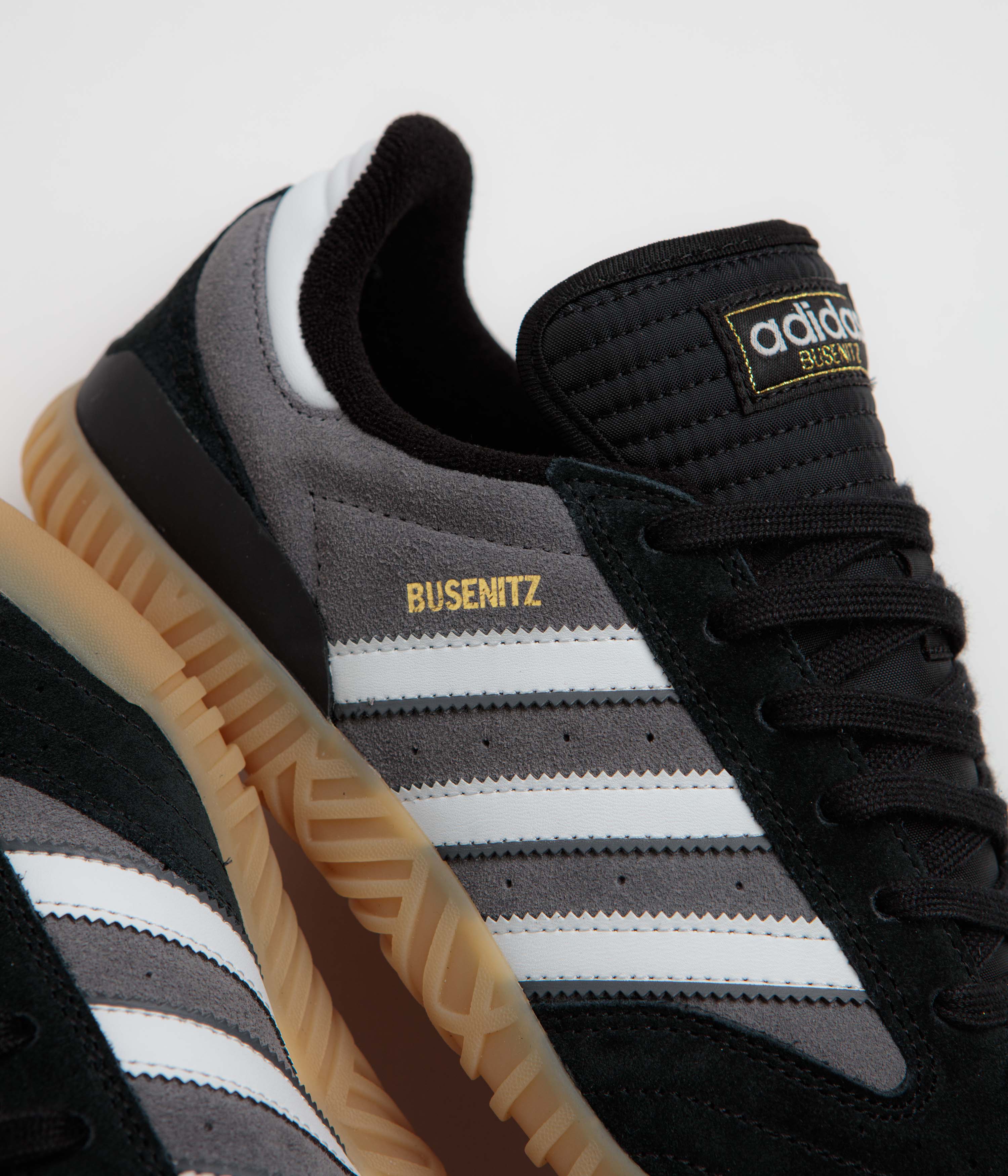 Adidas Busenitz Indoor Super Shoes - Core Black / Crystal White / Grey Four