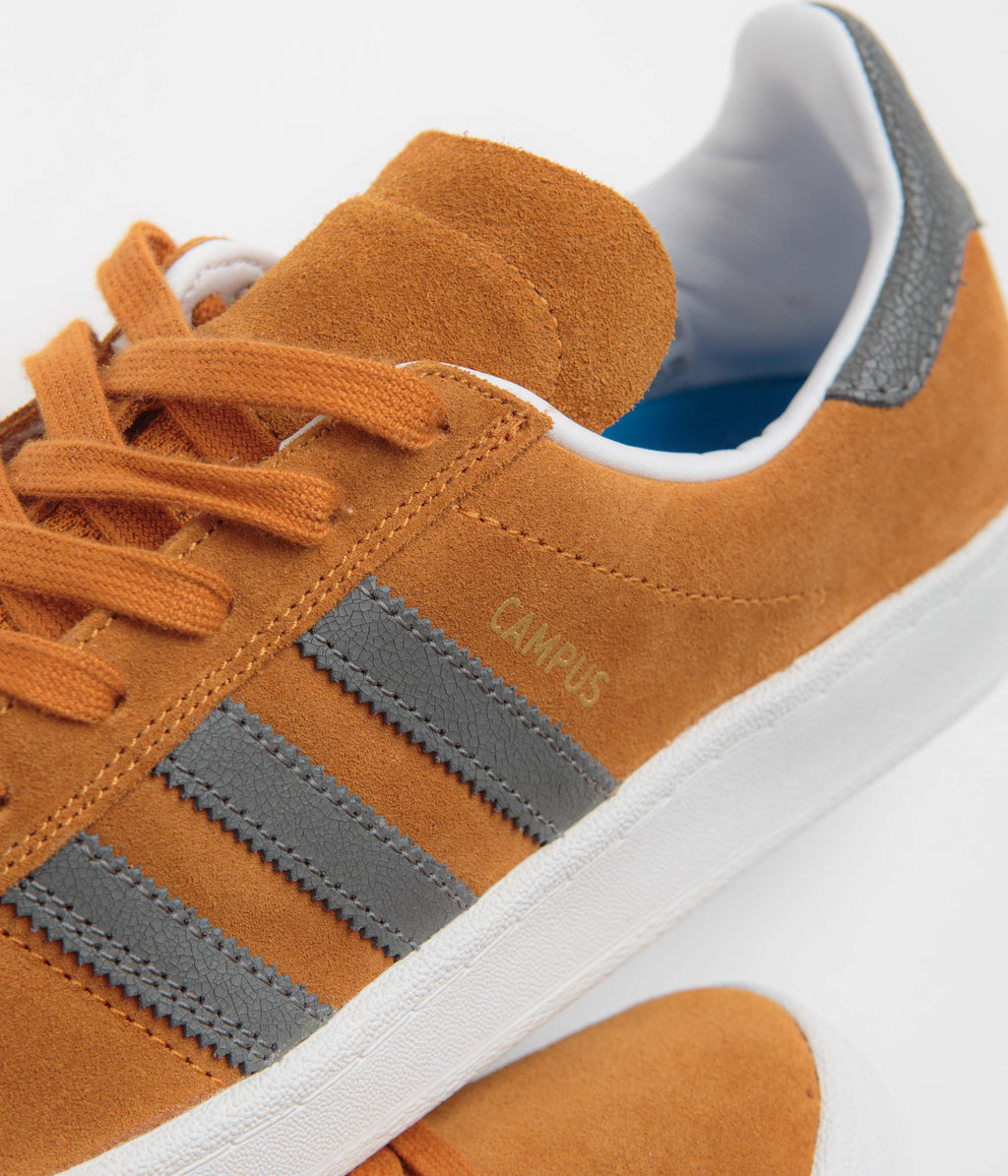 Adidas Campus ADV Shoes - Rustic Orange / Grey Four / FTWR White
