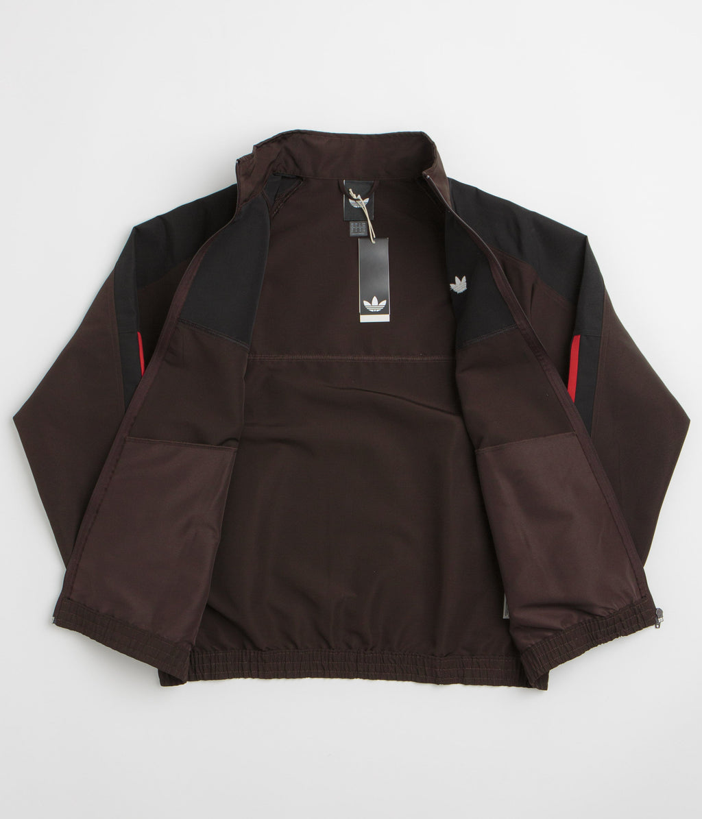 Adidas Gatsele Track Jacket - Aurora Coffee / White / Black