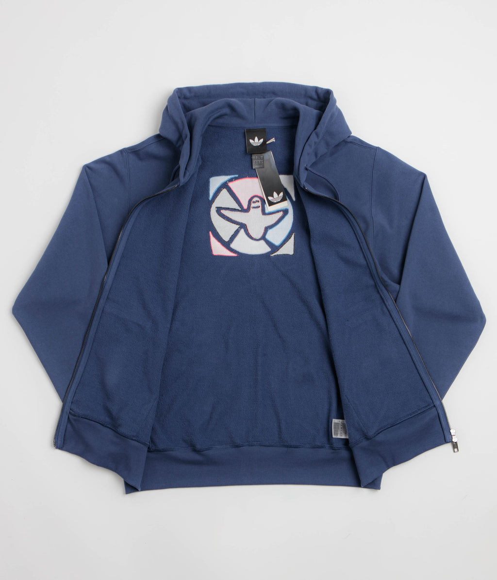 Adidas Gonz Graphic Full Zip Hoodie - Muted Purple