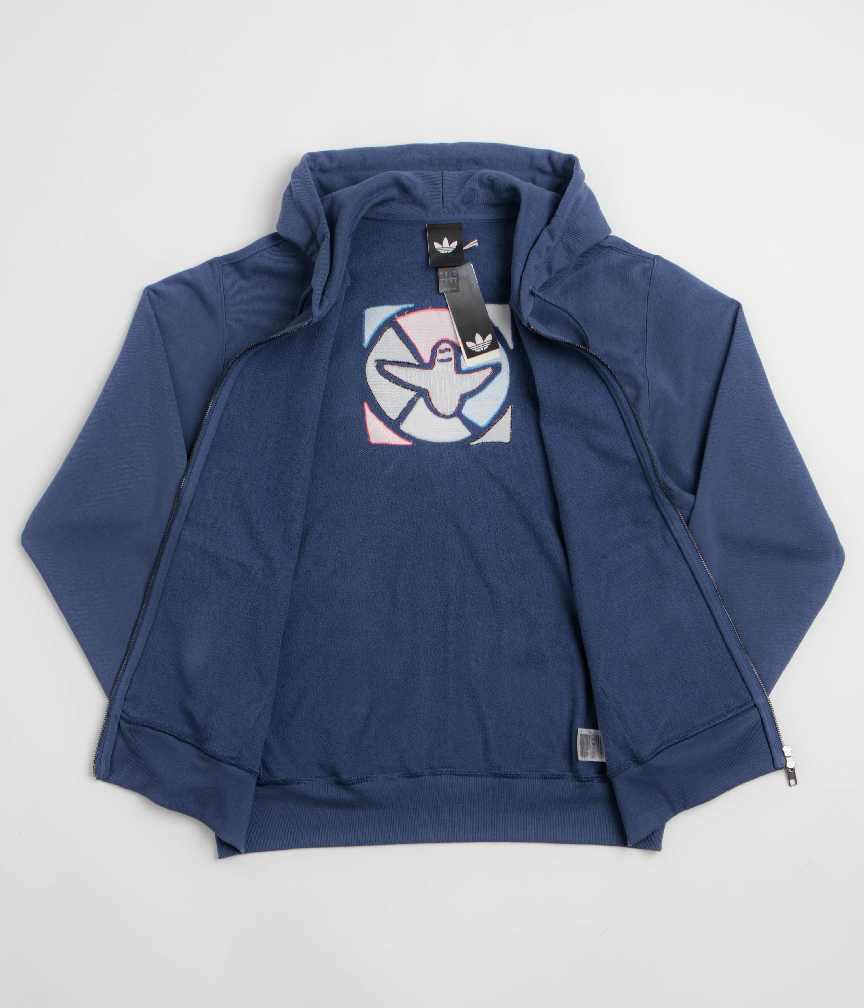 Adidas Gonz Graphic Full Zip Hoodie - Muted Purple