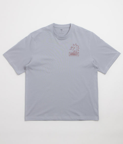Adidas Gonz NA T-Shirt - Halo Silver / Shadow Red