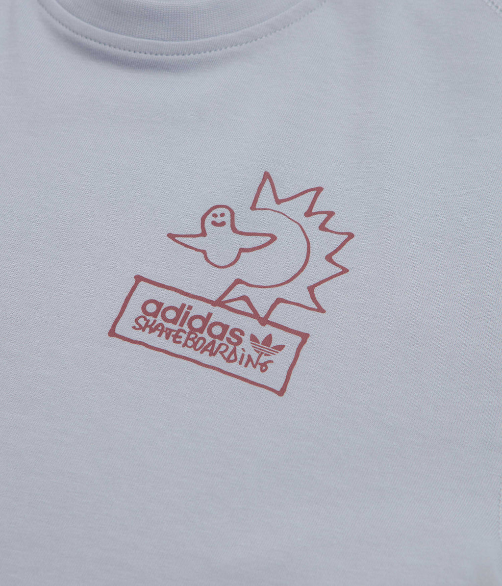 Adidas Gonz NA T-Shirt - Halo Silver / Shadow Red