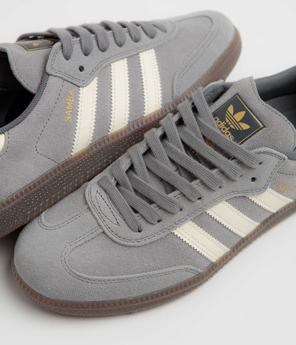 Adidas Samba ADV Shoes - Grey Four / Cream White / Grey Three