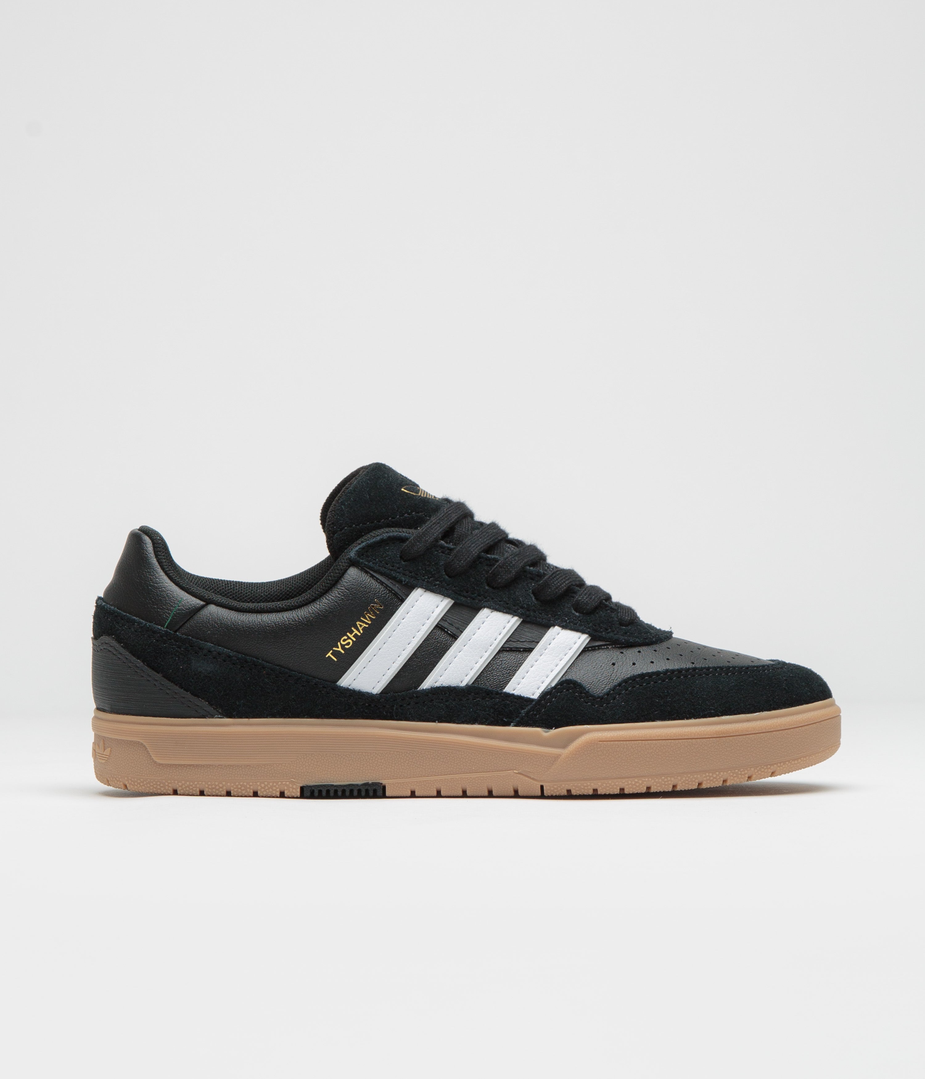 Adidas Tyshawn II Shoes - Core Black / FTWR White / Gum4 / Black