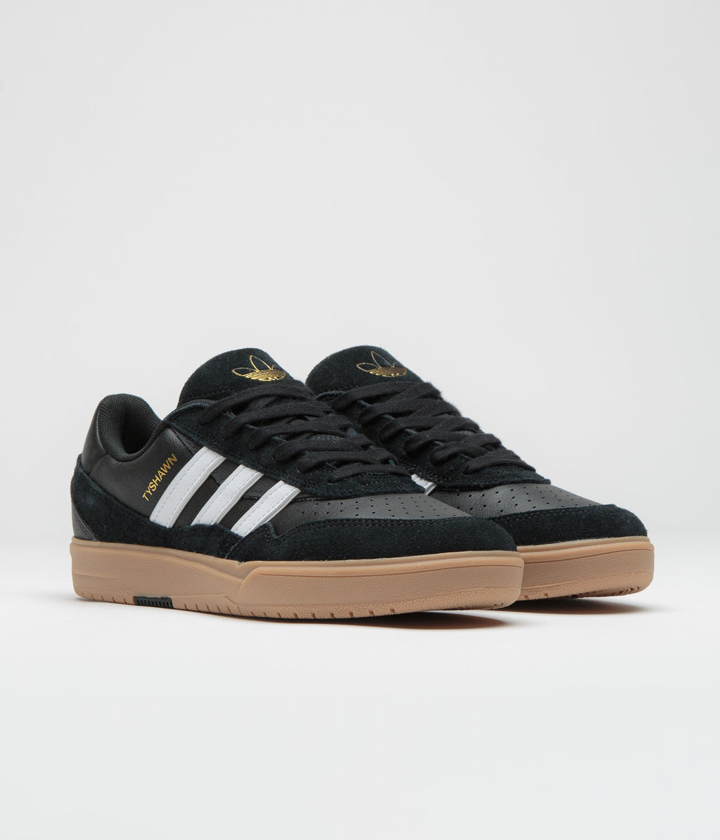 Adidas Tyshawn II Shoes - Core Black / FTWR White / Gum4 / Black