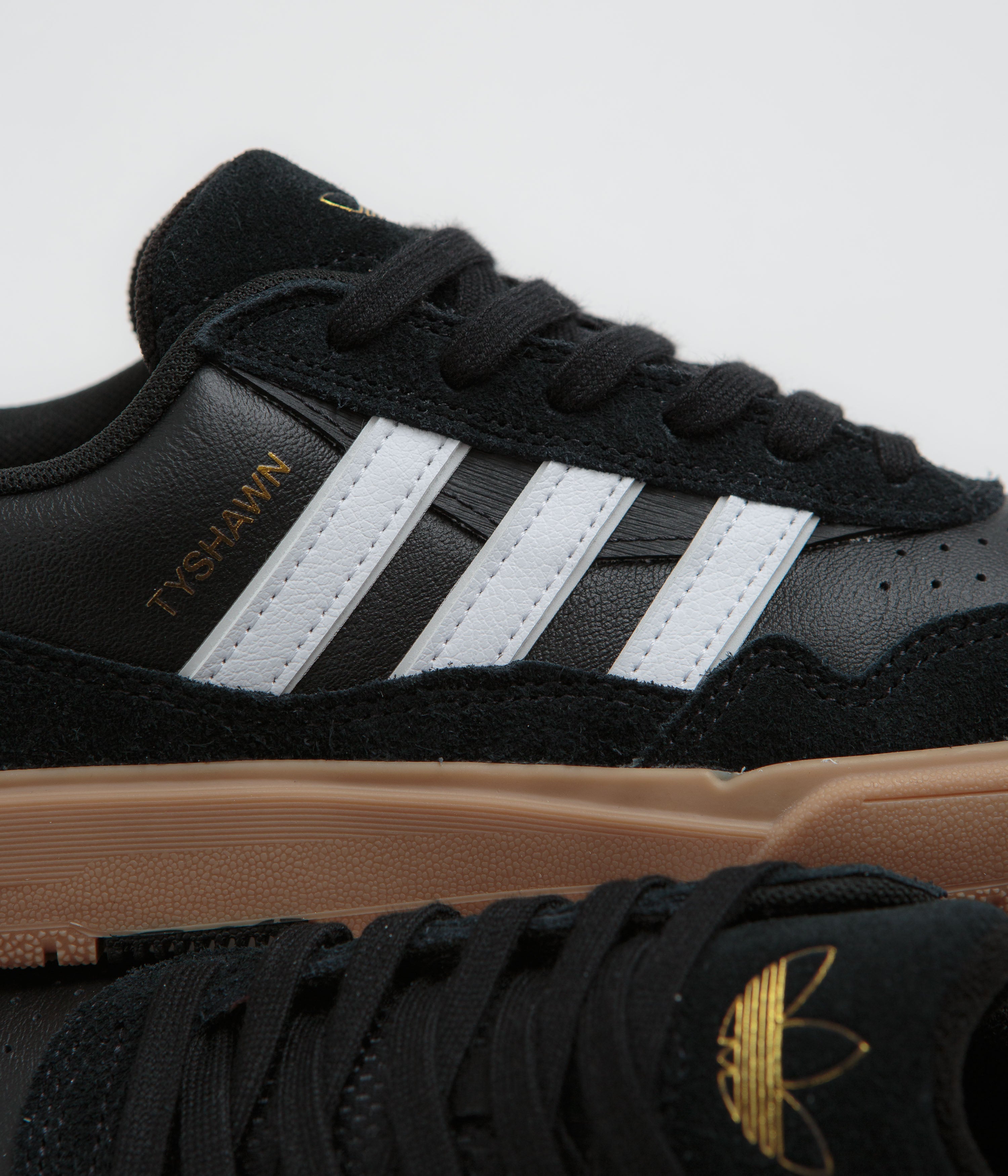 Adidas Tyshawn II Shoes - Core Black / FTWR White / Gum4 / Black