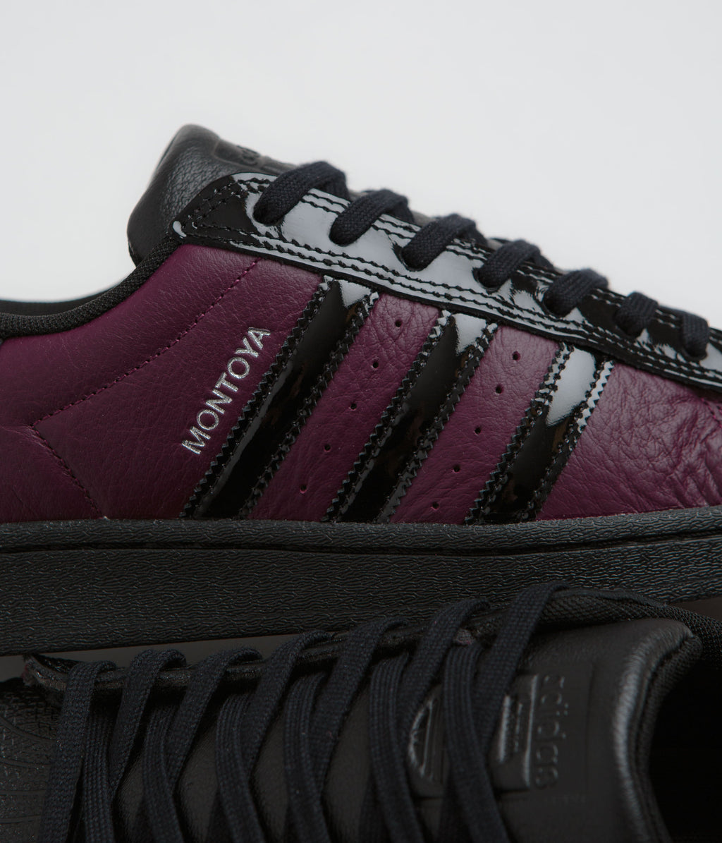 Adidas x Marcos Montoya Superstar ADV Shoes - Red Night / Core Black / Red Night