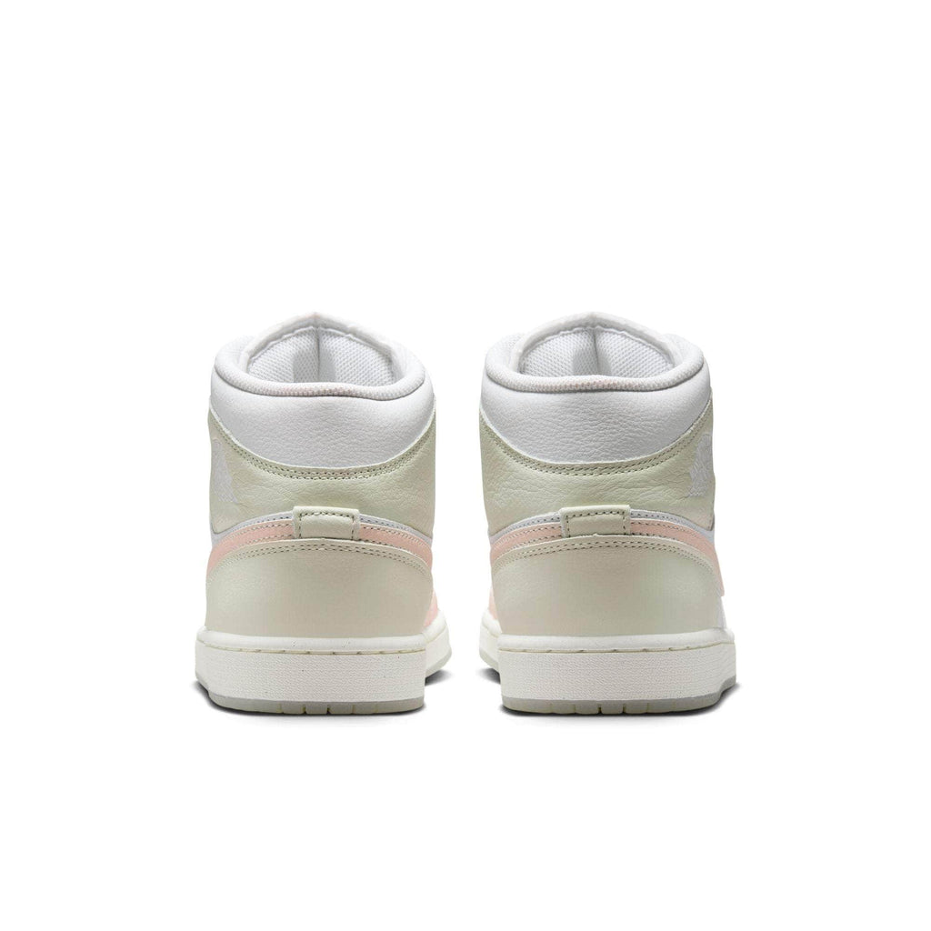Air Jordan 1 Mid SE "White Sea Glass Glacier Blue Guava Ice" - Men's