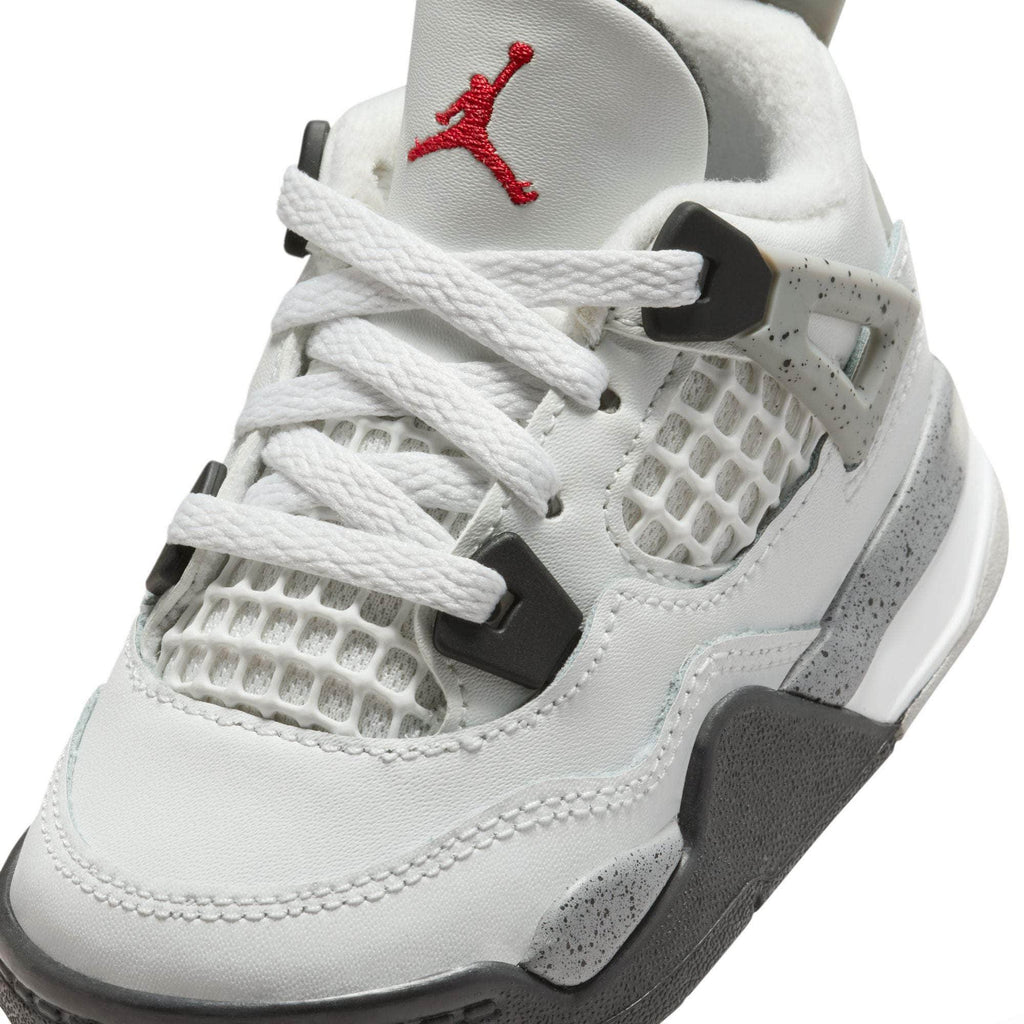 Air Jordan 4 Retro "White Cement" - Toddler