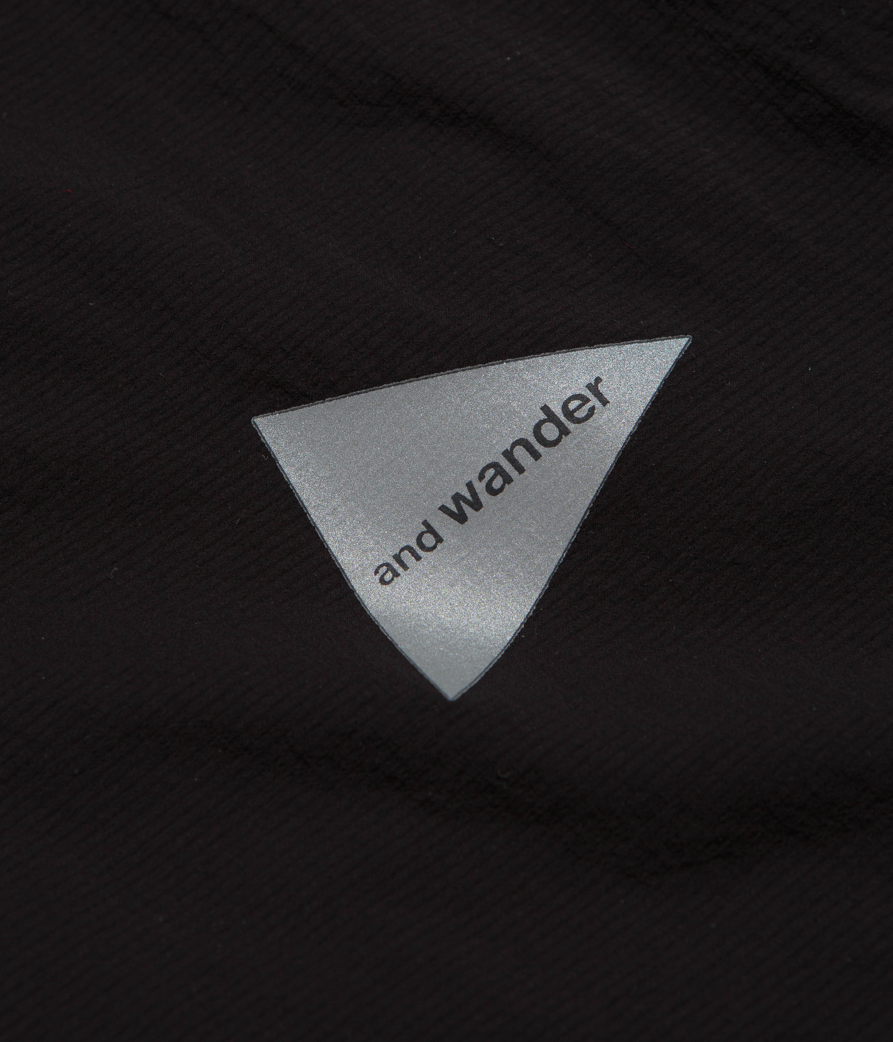and wander Alpha Air Full Zip Hoodie - Black