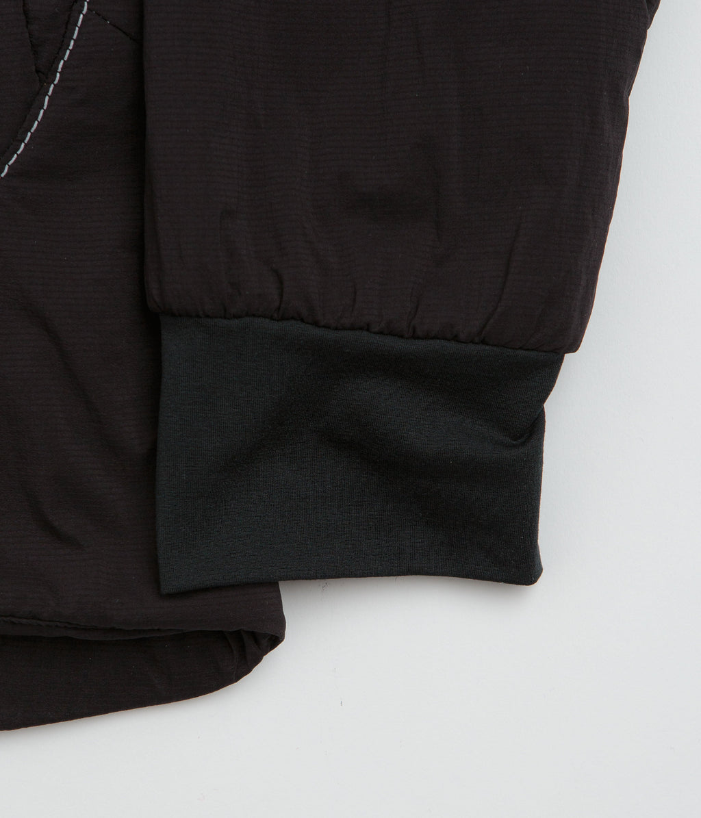 and wander Alpha Air Full Zip Hoodie - Black