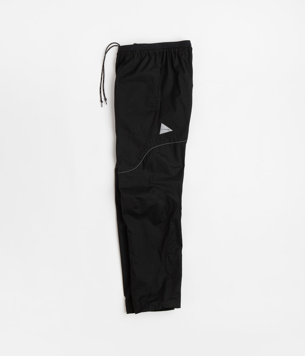 and wander Breath Rip Light Pants - Black