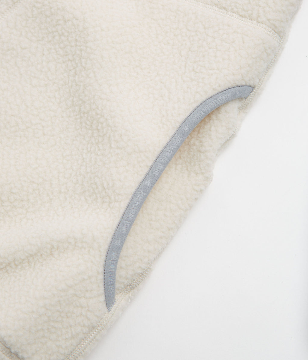 and wander x Maison Kitsune Pullover Fleece Sweatshirt - White