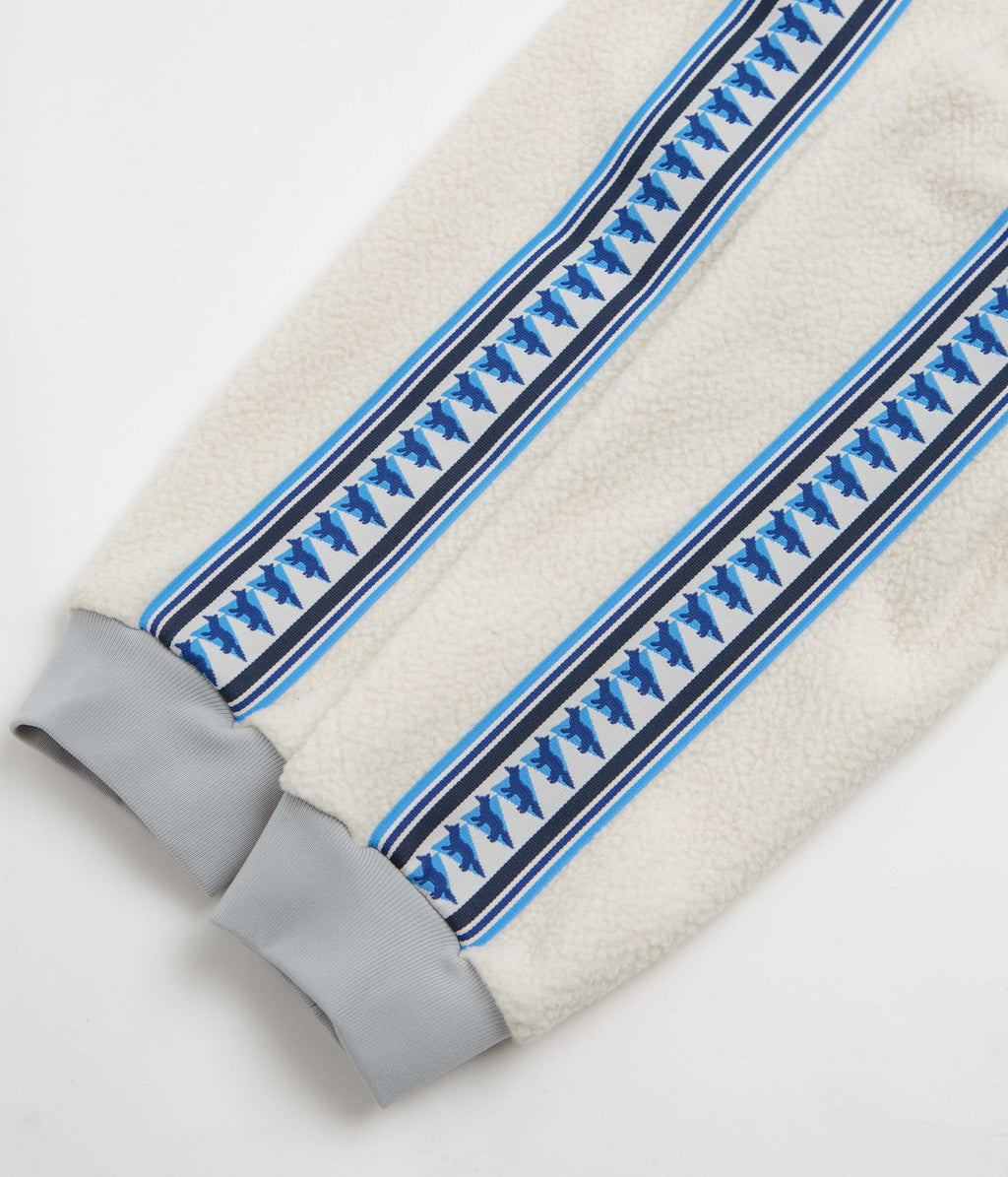 and wander x Maison Kitsune Pullover Fleece Sweatshirt - White