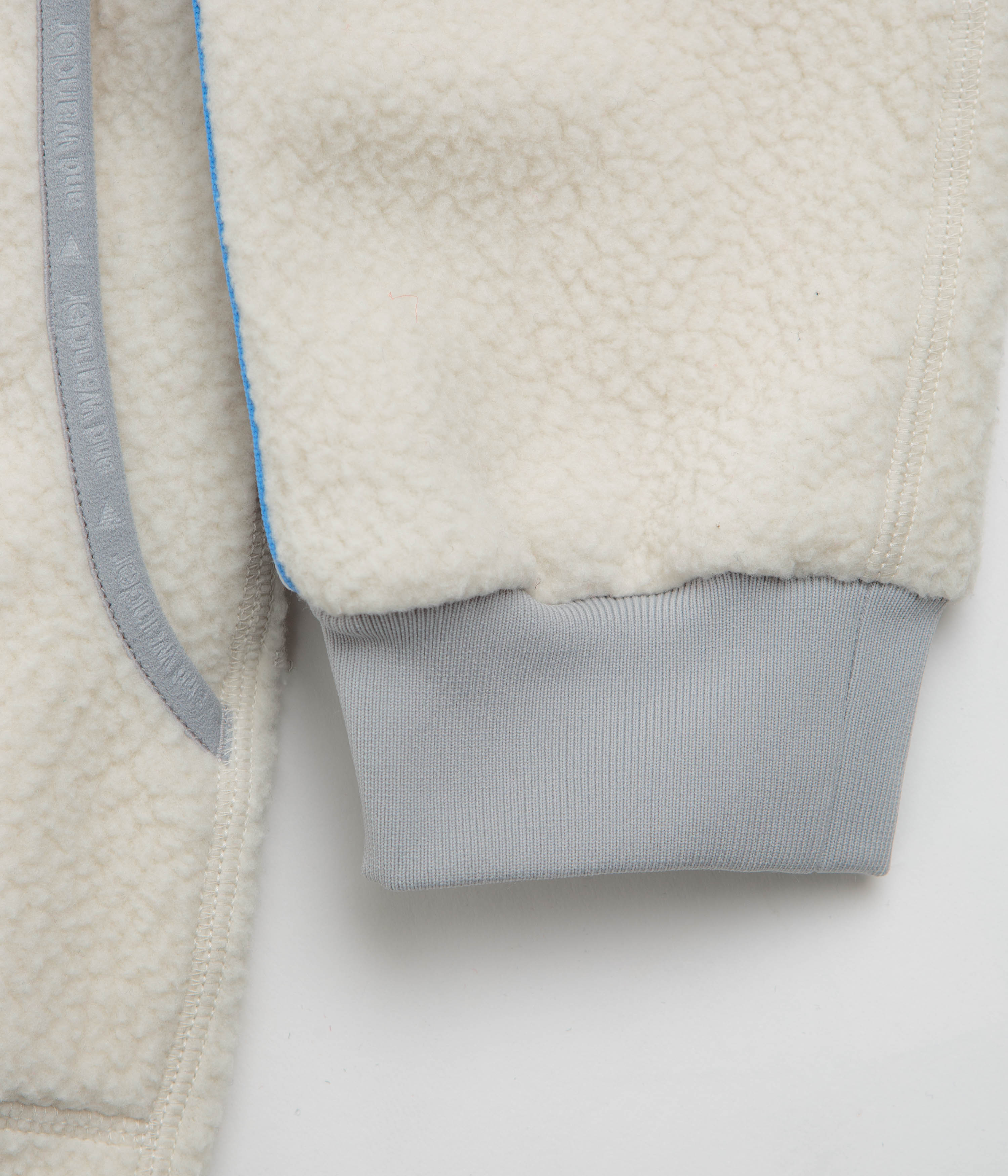 and wander x Maison Kitsune Pullover Fleece Sweatshirt - White
