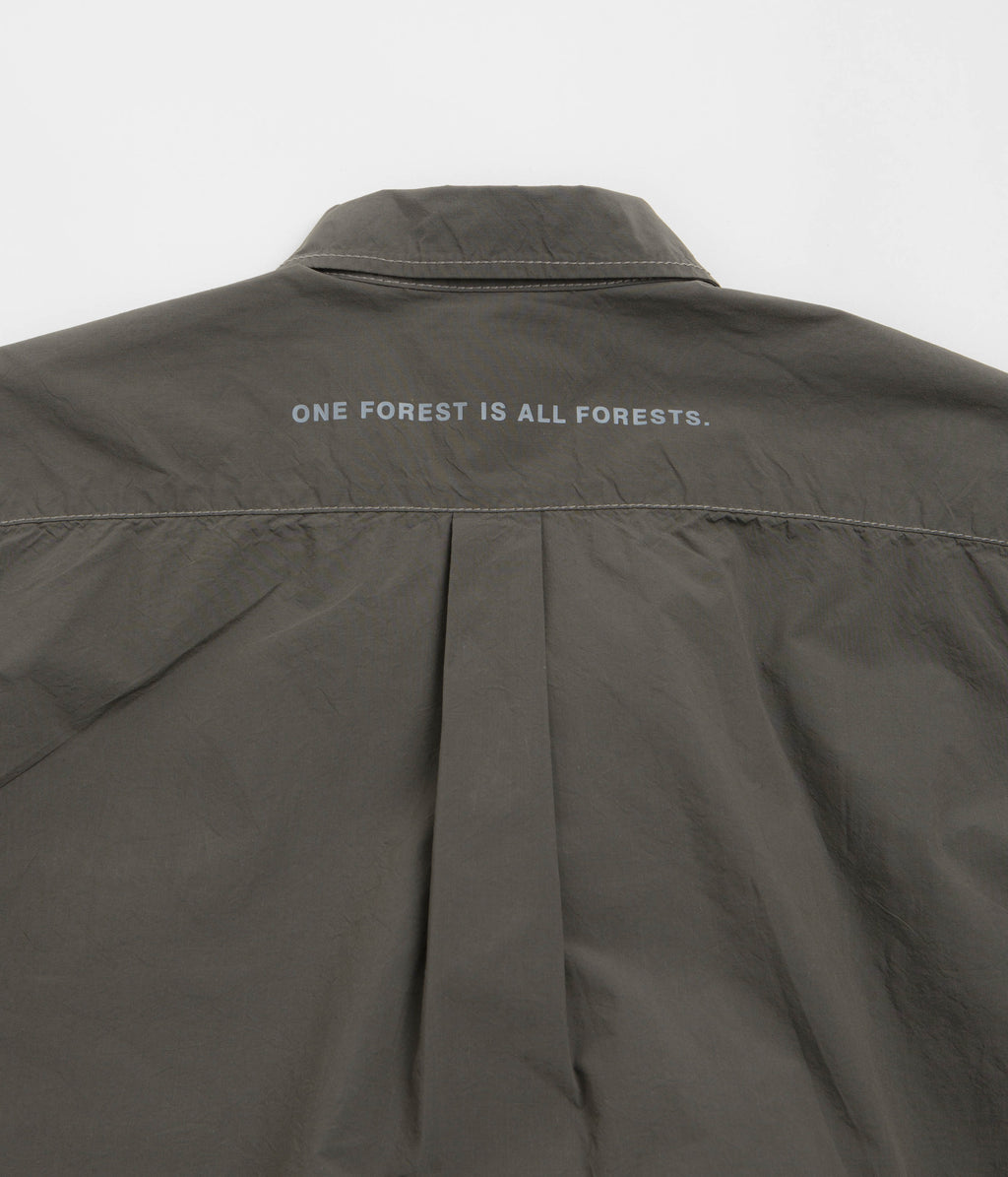and wander x Naoki Ishikawa The Void Tree Shirt - Charcoal