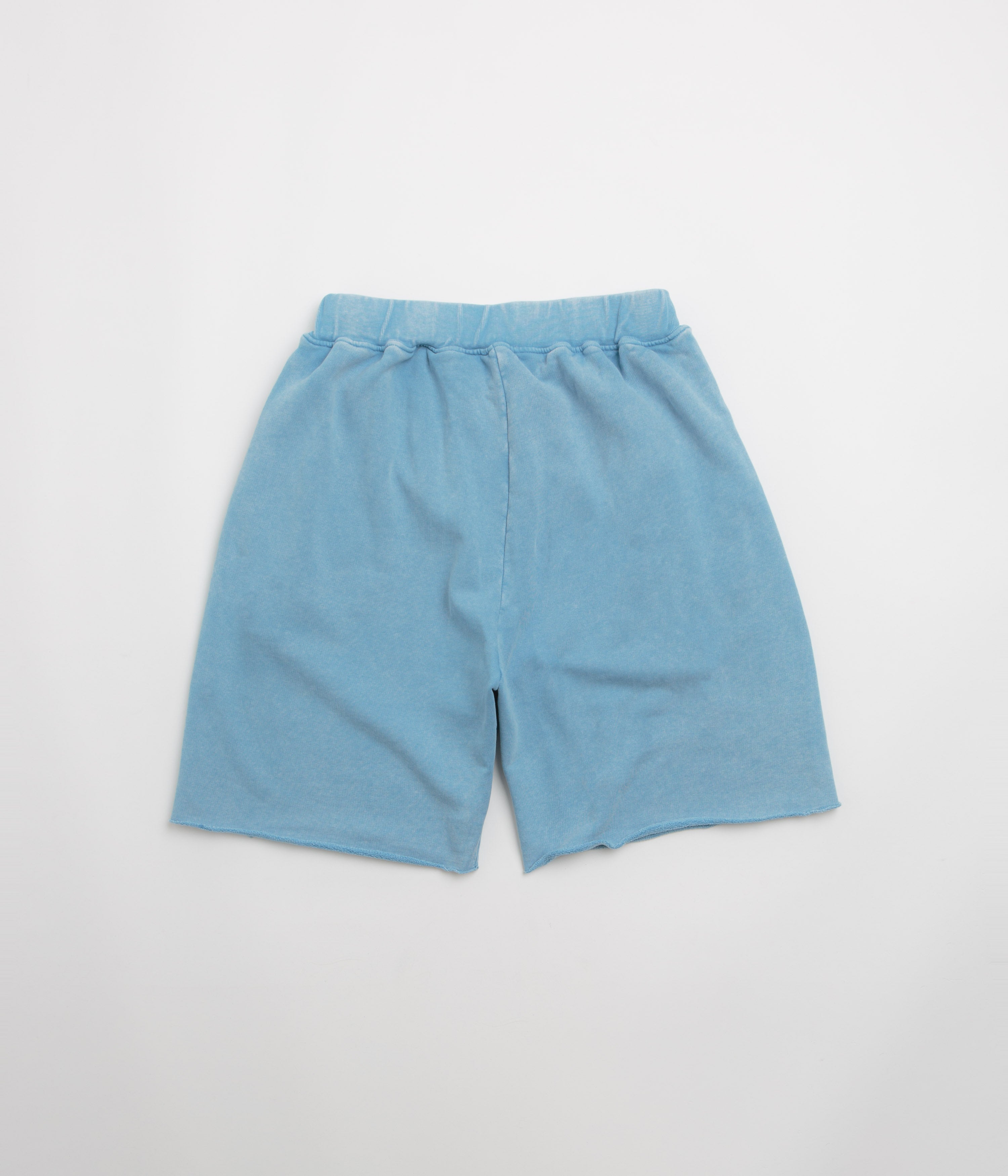 Aries Aged Ancient Column Sweat Shorts - Pale Blue