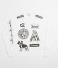 Champion x Aries Sponsor Long Sleeve T-Shirt - White