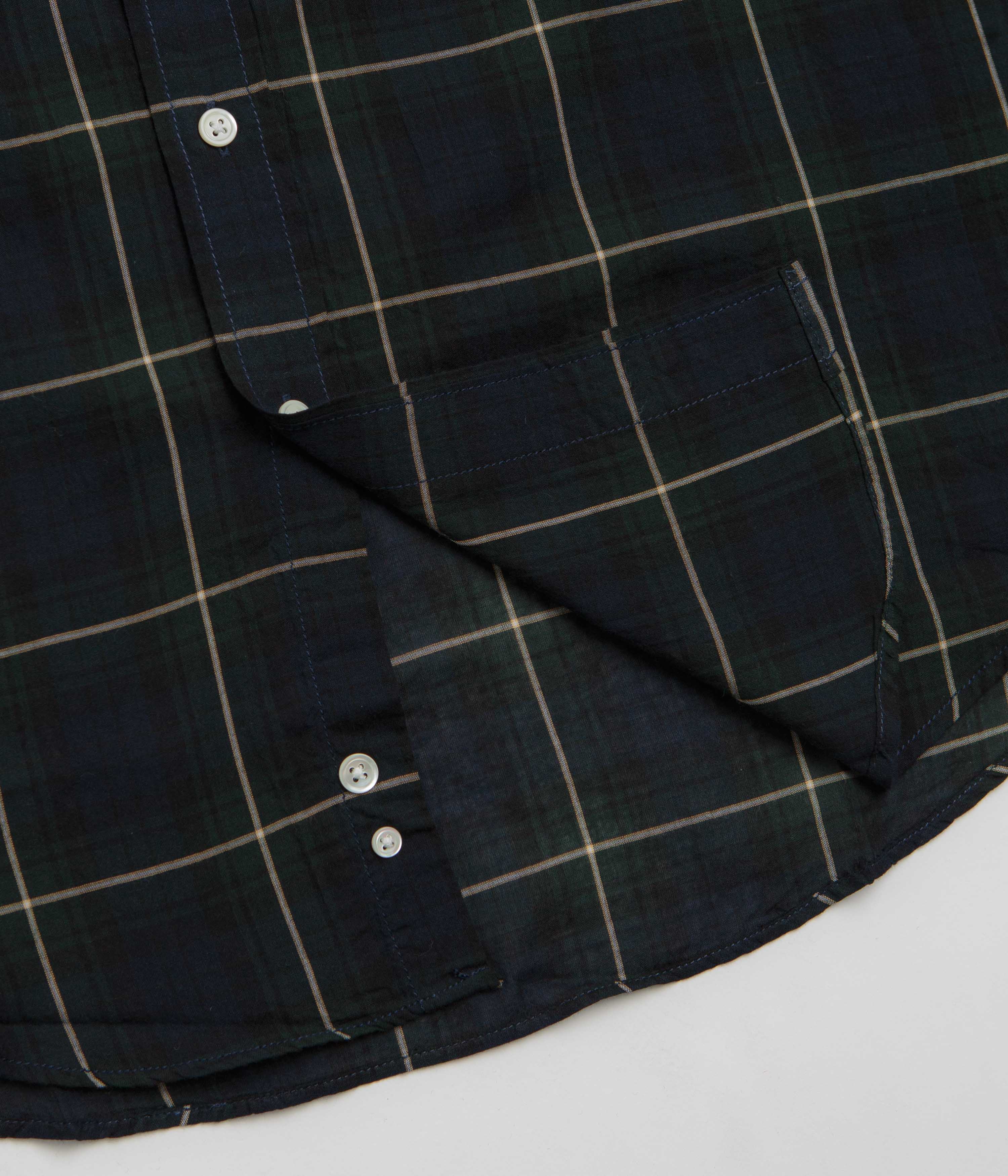 Battenwear BD Scout Shirt - Navy Plaid
