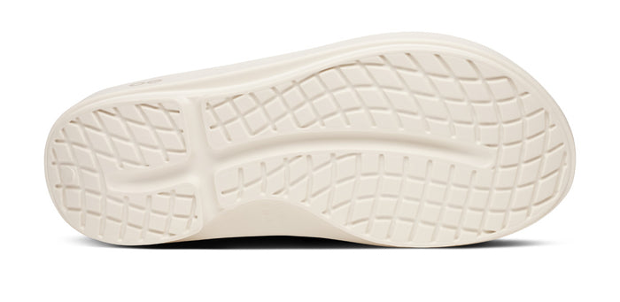 BAUER/OOFOS OOriginal Sport Sandal – Chalk bottom view