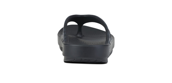 BAUER/OOFOS Women's OOriginal Sport Sandal – Black Asphalt back view