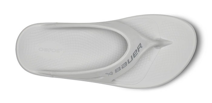 BAUER/OOFOS OOriginal Sport Sandal – Moonstone top view