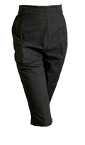 Black and Grey Shadow Plaid Pedal Pusher Pants circa 1960s