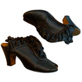 vintage daniel green slippers frou frou 1930s