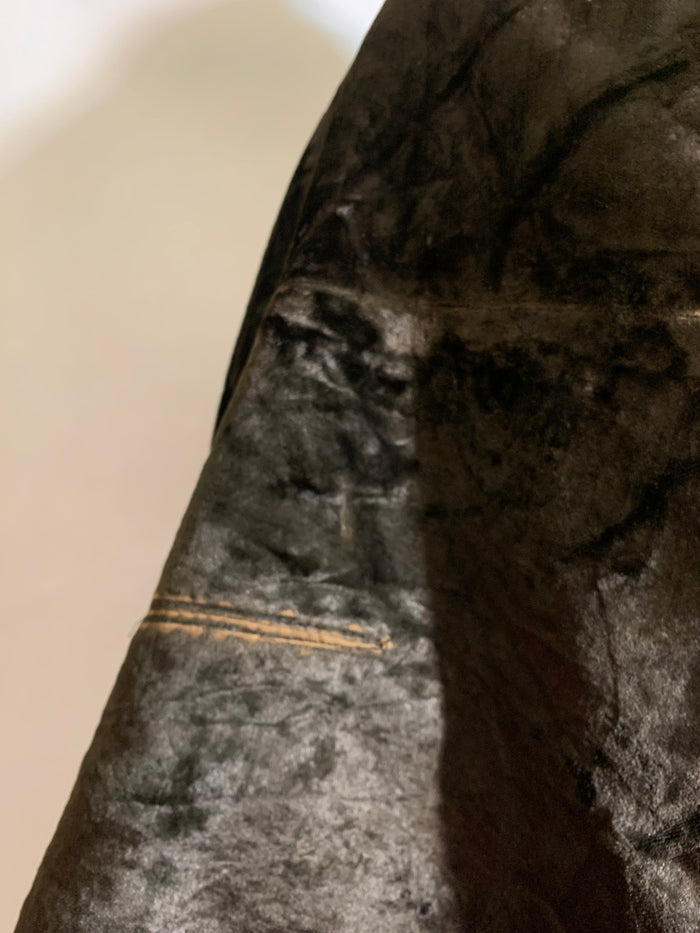 Black Velvet Lap Blanket or Wrap circa 1890s